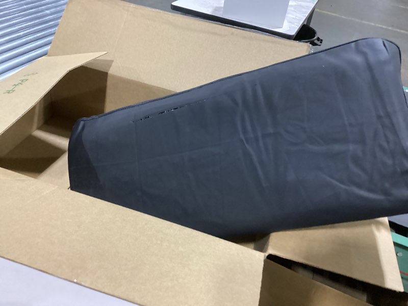 Condition photo showing New/Like New for (similar to the ) master massage massage bolster,pillow cushion, pu upholstery, memory foam, for massage/spa/beauty/tattoo/back pain relief 6'' half round black