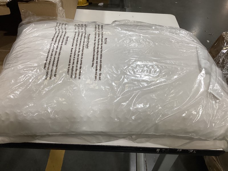 Condition photo showing Good Condition for purple harmony pillow – standard, medium feel, med height - talalay latex foam cooling pillow for combo or side sleepers, 360º hex gelflex grid for no-pressure support and luxurious weightless feel standard – medium