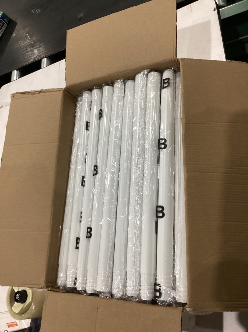 Condition photo showing Good Condition for BONPALLY Room Divider Curtain Rod for Wide Space Room Separation, 28-171inch(W) 4-10ft(H) Adjustable No Drilling Tension Curtain Rods, Heavy Duty Temporary Privacy Wall Divider, White White 28-171 inch