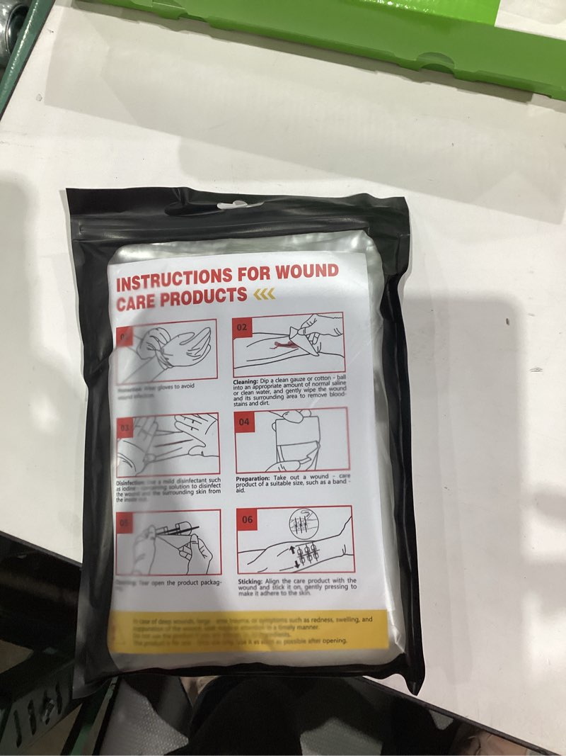 Condition photo showing New/Like New for Wound Closure Kit – First Aid Laceration Closure Strips – 6 Zip Stitch Devices,Waterproof Dressing,Adhesive Wound Closure Bandages Without Suture for Emergency,Home,Travel,Hiking Use