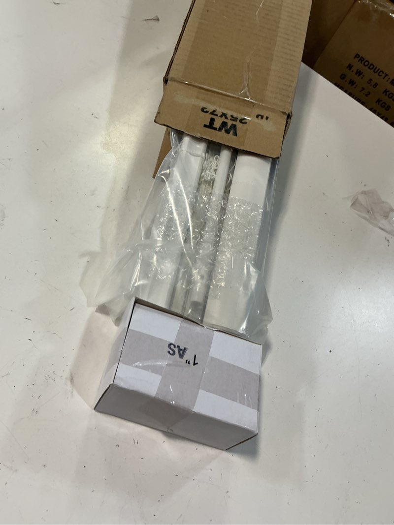 Condition photo showing New/Like New for dez furnishings cordless no tools 1" magnet mini blinds for metal doors, room darkening, 25" w x 72" h, white 25"w x 72"h