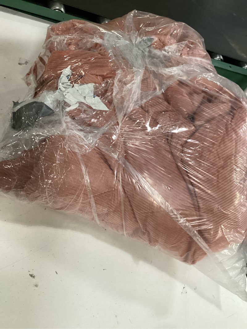 Condition photo showing As Is for autumn leaf bedding sets for all seasons, lightweight soft bed in a bag queen with revesible farmhouse comforter,
