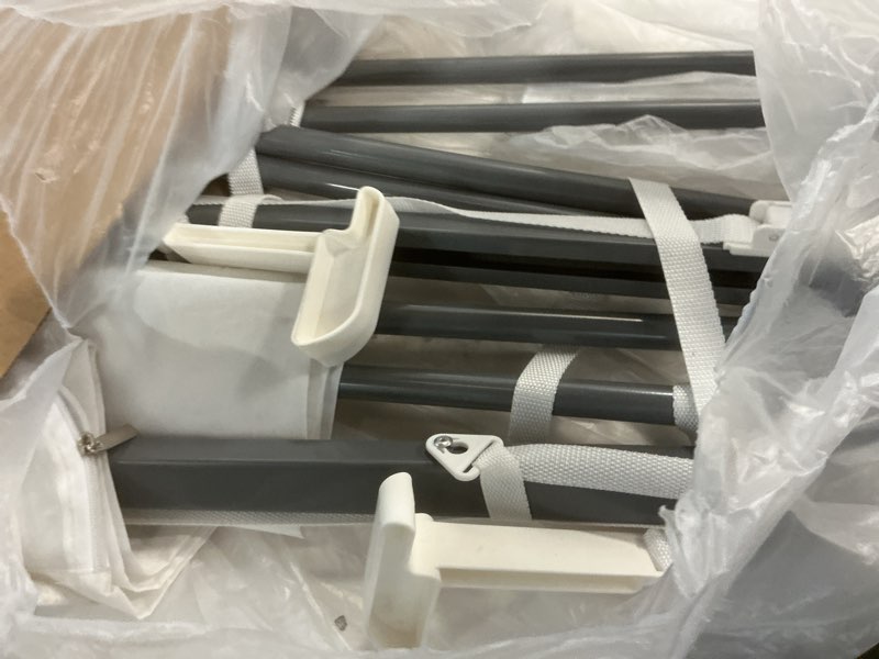 Condition photo showing As Is for Regalo Hideaway 54-Inch Extra Long Bed Rail Guard, with Reinforced Anchor Safety System, 54” L x 20” H, For ages 2 - 5 years 54 Inch Hideaway