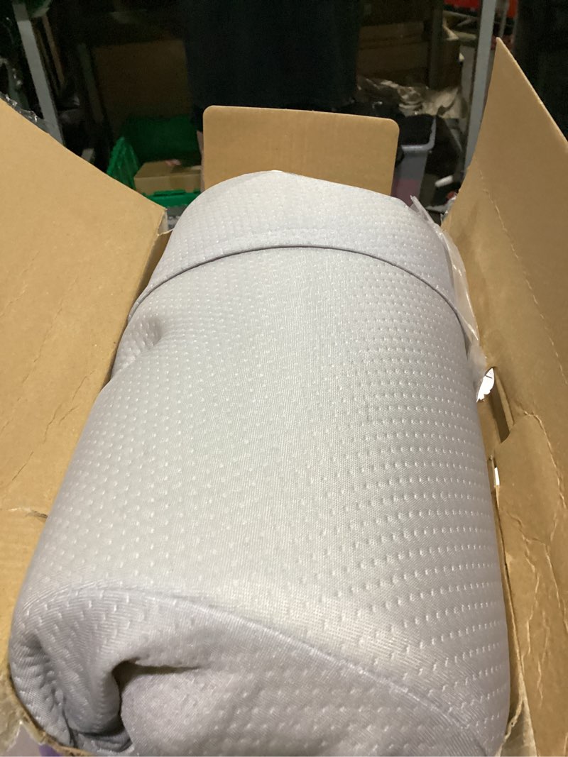 Condition photo showing New/Like New for cervical neck pillow, ergonomic memory foam pillows for neck pain relief with breathable pillowcase, adjustable contour neck support pillow for side back stomach sleepers, odorless light white