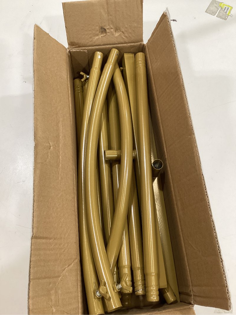 Condition photo showing Good Condition for vincidern 6.6 ft wedding arch backdrop stand for party, balloon arch stand, wedding arches for ceremony, metal arch backdrop stand for baby showers, birthday party, events decoration door frame gold