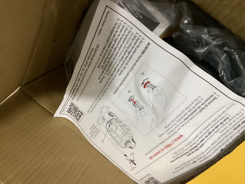 Condition photo showing Good Condition for dewalt 20v backpack sprayer kit with 2.0ah battery  4-gallon capacity  0.1-0.6 gpm  model# dxsp190681