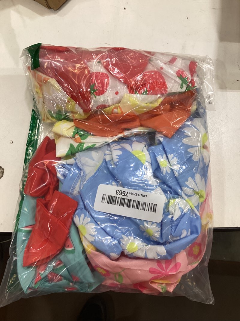 Condition photo showing Good Condition for 5 pack girl dog clothes floral summer puppy princess bowknot dog dresses for small dogs girl clothes cute outfits for boys girls pets cats dogs (medium, floral summer) floral summer medium