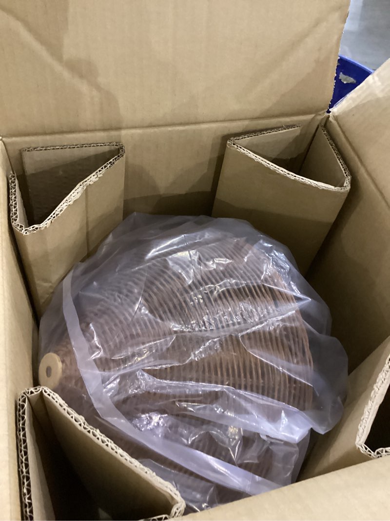 Labviyhi Handmade Natural Rattan Pinecone Pendant Lamp Shade – Eco-Friendly Boho Home Decor, Unique 