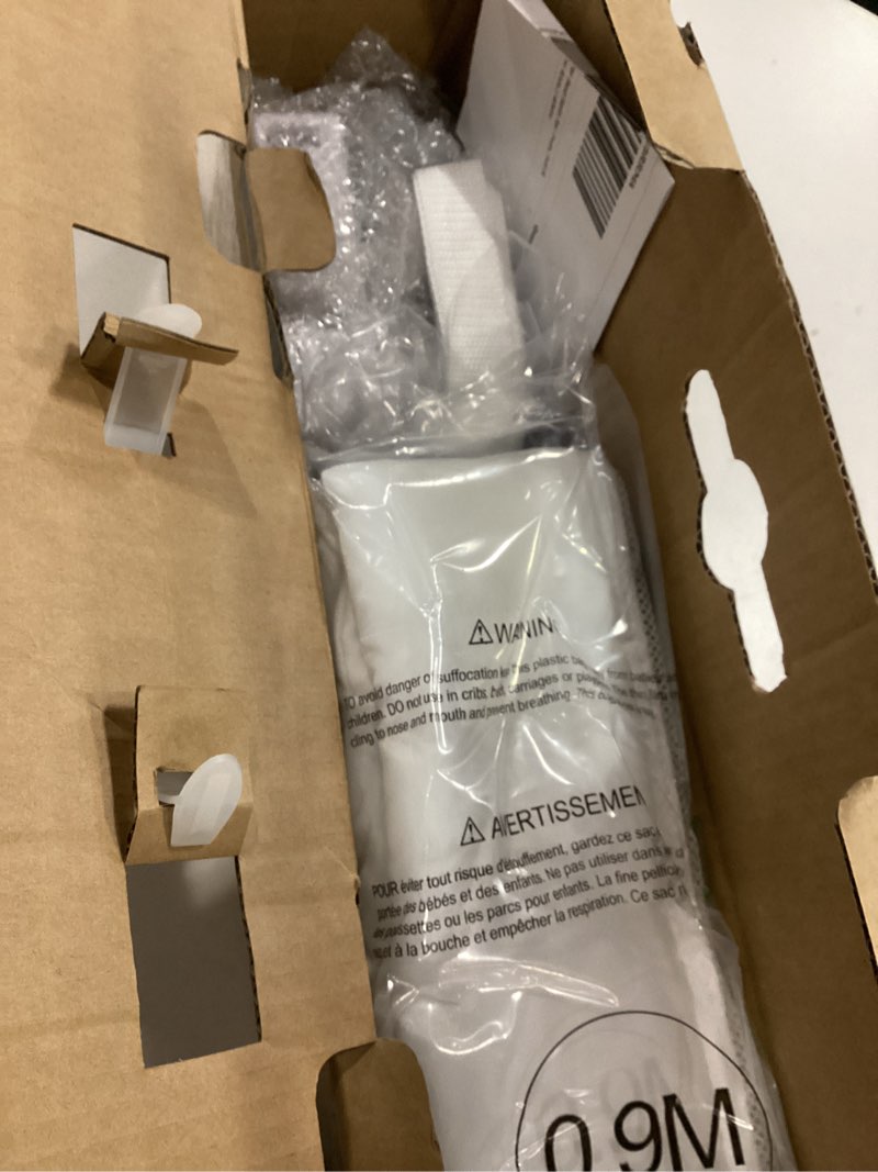 Condition photo showing New/Like New for ComfyBumpy 1-Pack Bed Rail for Toddlers 35.5" L x 19.5" H | Toddler Bed Rails for Twin, Full & Toddler Mattress Size | Swing Down Rail Guard | Mattress Side Rail for Kids | White White 35.5”L x 19.5”H | 1-Pack