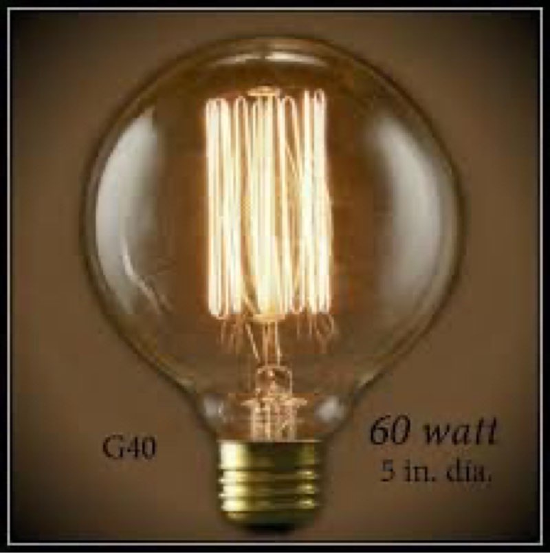 G40/L5169 LUMINANCE NOSTALGIA ERA LIGHTBULB, pack of 6  