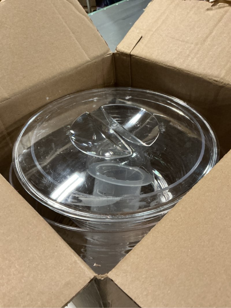 Condition photo showing As Is for creativeware bark beverage dispenser, 2.5 gallon, clear, (pack of 1)