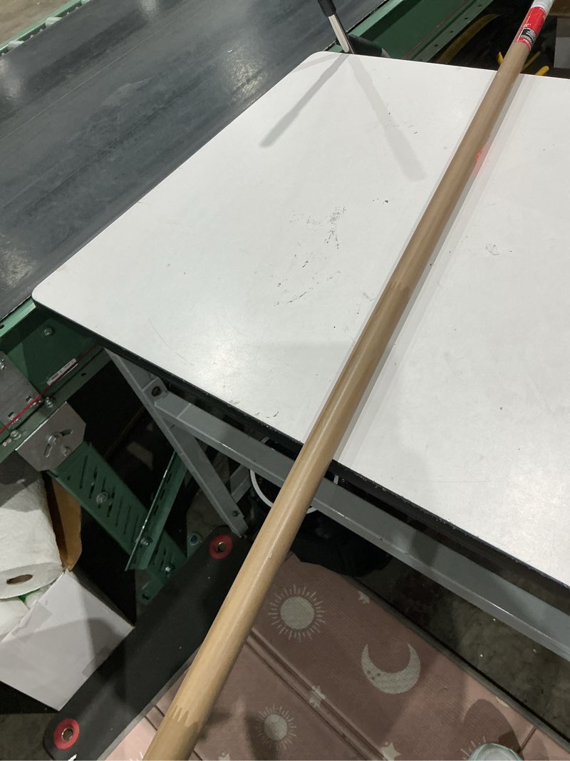 Condition photo showing Good Condition for 72 in. heavy-duty wheat wood closet rod