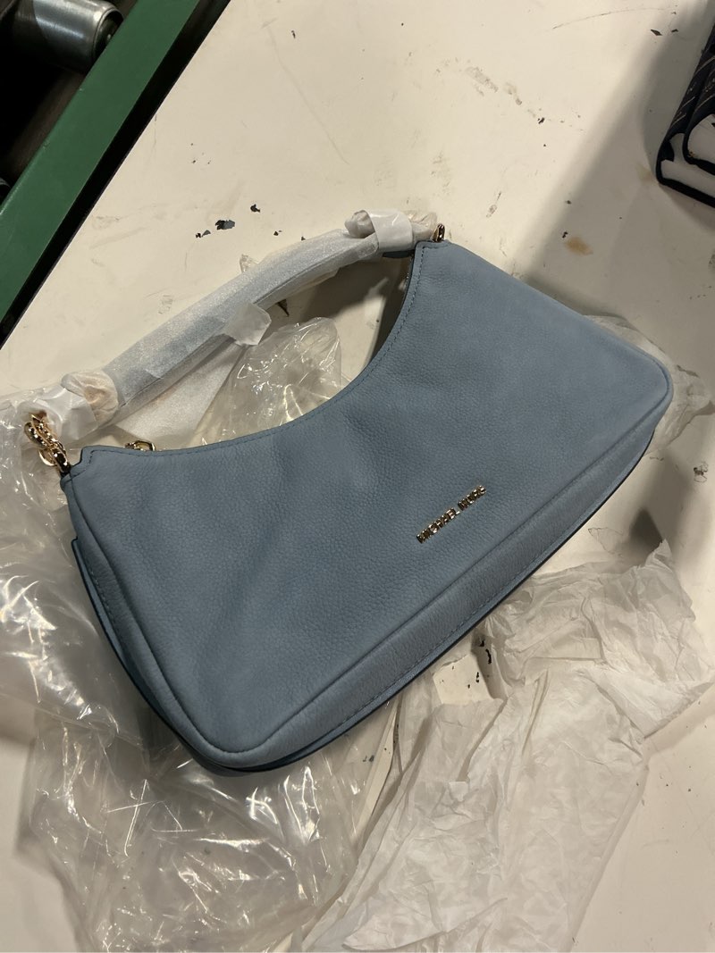 Condition photo showing New/Like New for michael kors /women michael kors women's bags michael kors women's clutches/ligh blue
