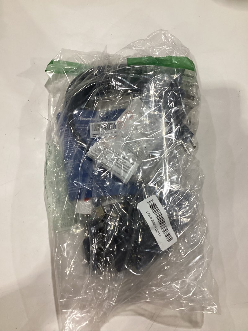 Condition photo showing Good Condition for dewenwils 10 pack short extension cord, 1 foot power cord, 16 awg sjtw weatherproof extension cable for indoor outdoor use, 3 prong grounded outlets plugs, nema 5-15p to nema 5-15r, black, ul listed 1 feet 16awg-10 pack black