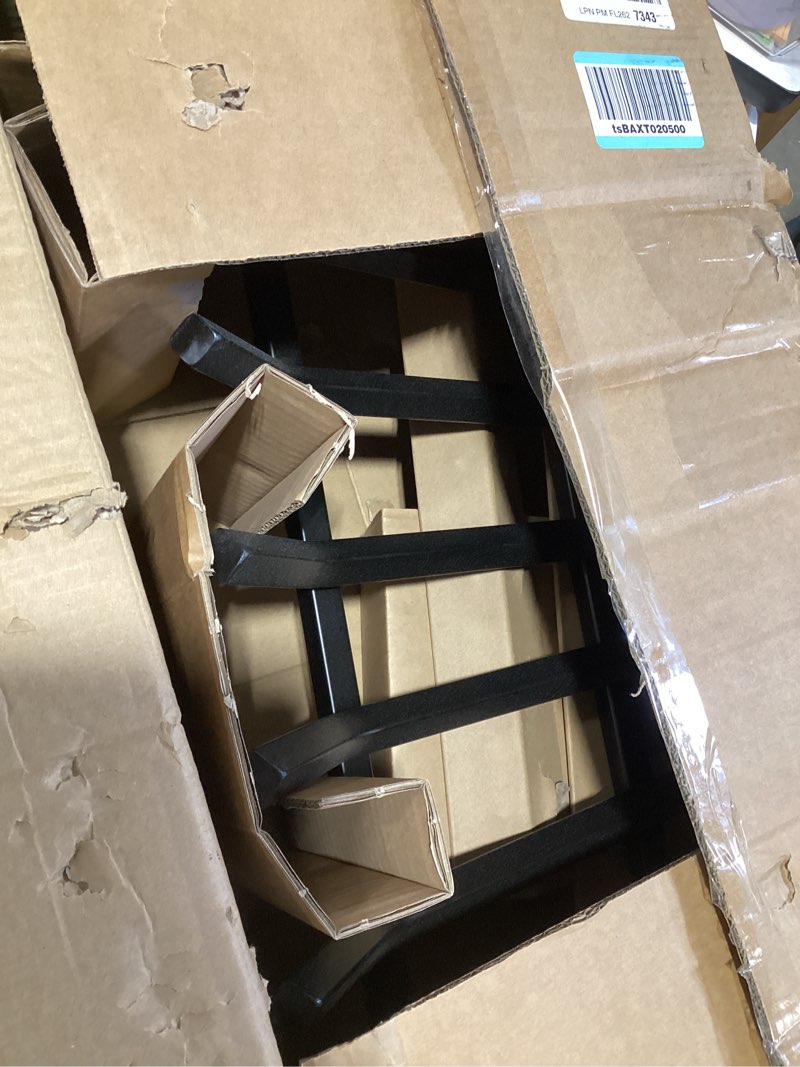 Condition photo showing Good Condition for fireplace log grate 27 inch 6 bar fire grates heavy duty 3/4” wide solid steel indoor chimney hearth outdoor fire place kindling tool pit wrought iron wood stove firewood burning rack holder