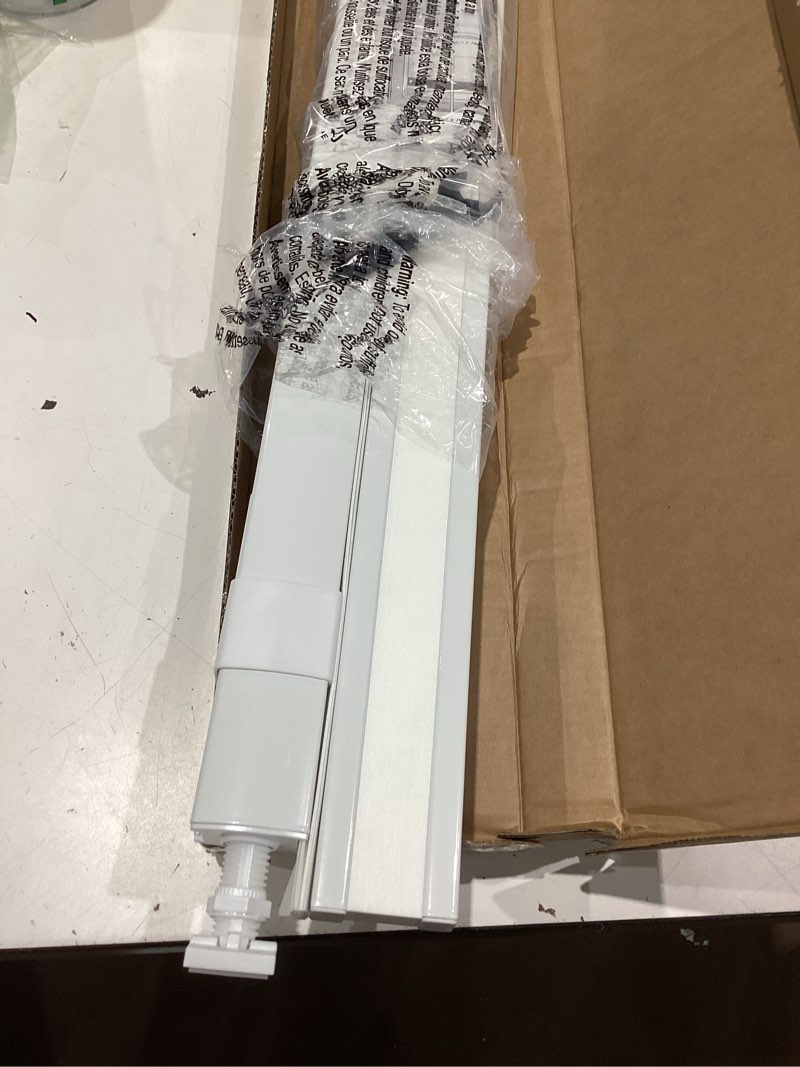 Condition photo showing Good Condition for lazblinds no tools no drill cordless cellular shades, top down bottom up (tdbu) honeycomb shades for home, light filtering thermal insulation blinds for windows, 28" w x 48" h, white light filtering - white 28" w × 48" h