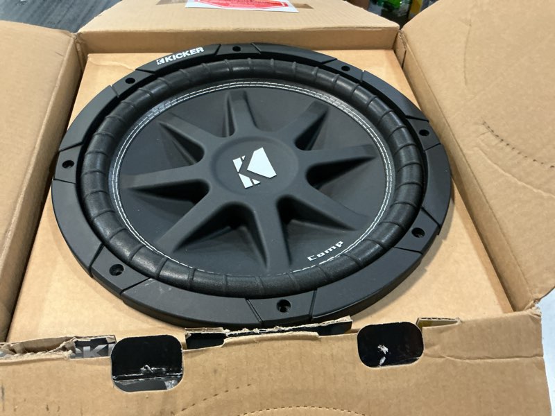 Condition photo showing Good Condition for comp 12-inch (30cm) subwoofer, 4-ohm, rohs compliant