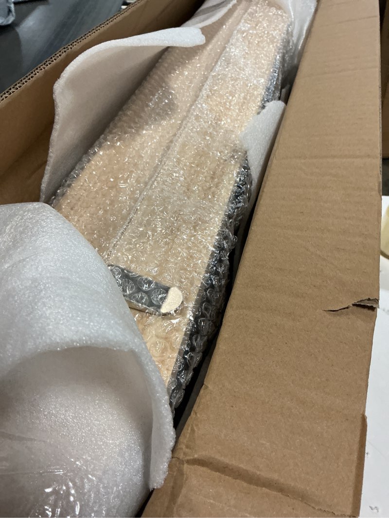 Condition photo showing Good Condition for Foldable Dog Ramp for Bed/Couch/Car, 75'' Extra Long Wood Ramp with Anti-Slip Carpet, Gentle Long Slope, Top Landing Platform, 5 Adjustable Heights, Up to 200 Lbs, Ideal for Older and Larger Dogs