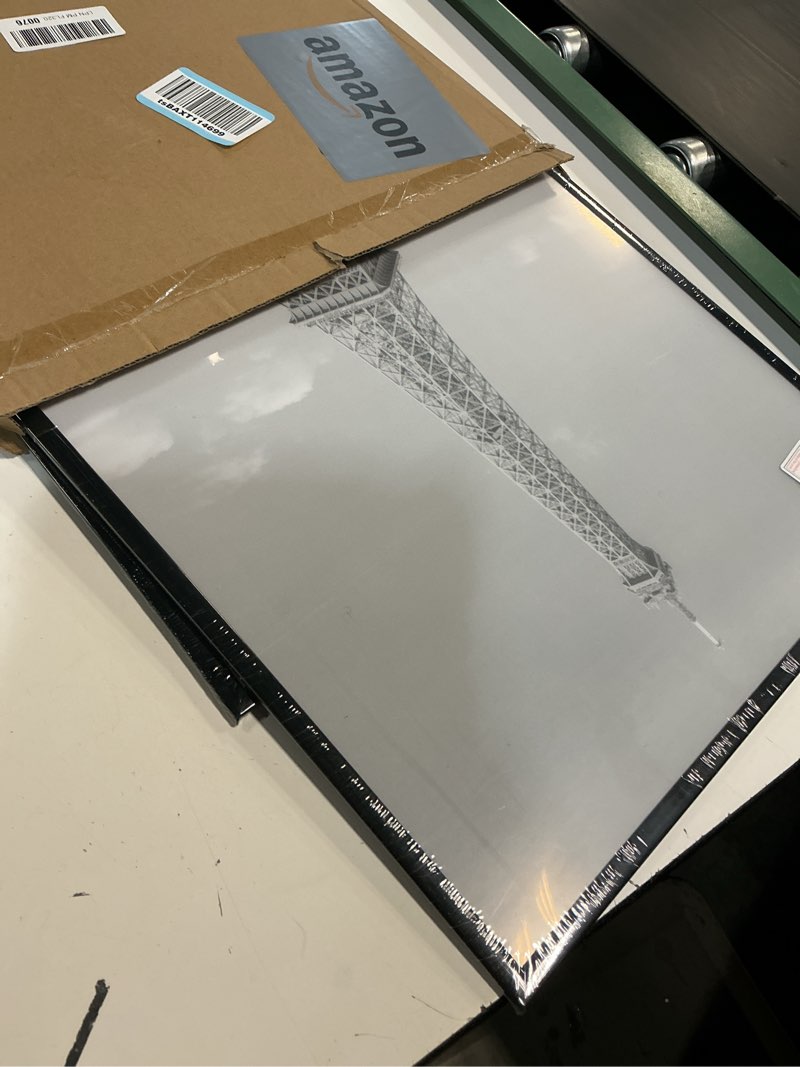 Condition photo showing New/Like New for upsimples 16x24 Picture Frame Black 3 Pack, Scratch-Proof Poster Frames 16 x 24 for Photo Gallery - Slide-In Strips, Horizontal or Vertical Wall Mounting Black 16x24