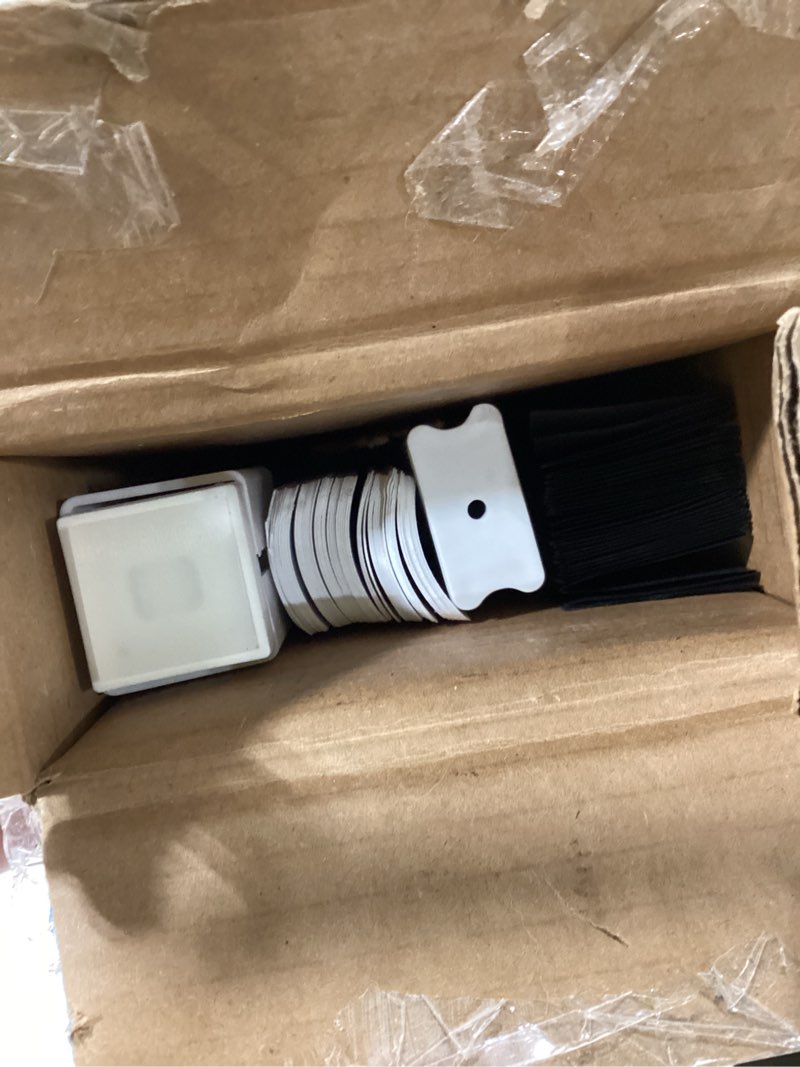 Condition photo showing Good Condition for lazblinds no tools no drill cordless 1" vinyl mini blinds, 100% blackout blinds for indoor windows, room darkening privacy window blinds and shades for interior, 26 1/2" w x 48" h, white white 26.5" w x 48" h