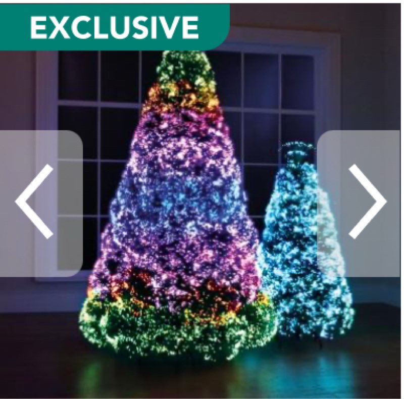 The Northern Lights Christmas Trees