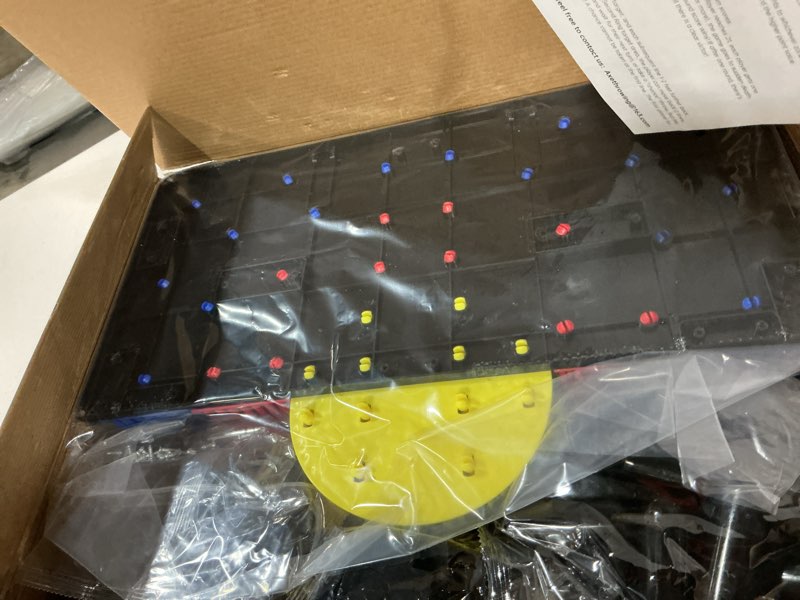 Condition photo showing Good Condition for Axe Throwing Game for Backyard, Axe Throwing Target Set with 20 Throwing Axes Outdoor Games Indoor Carnival Yard Lawn Backyard Games for Age 6-12 Target & Axe Set