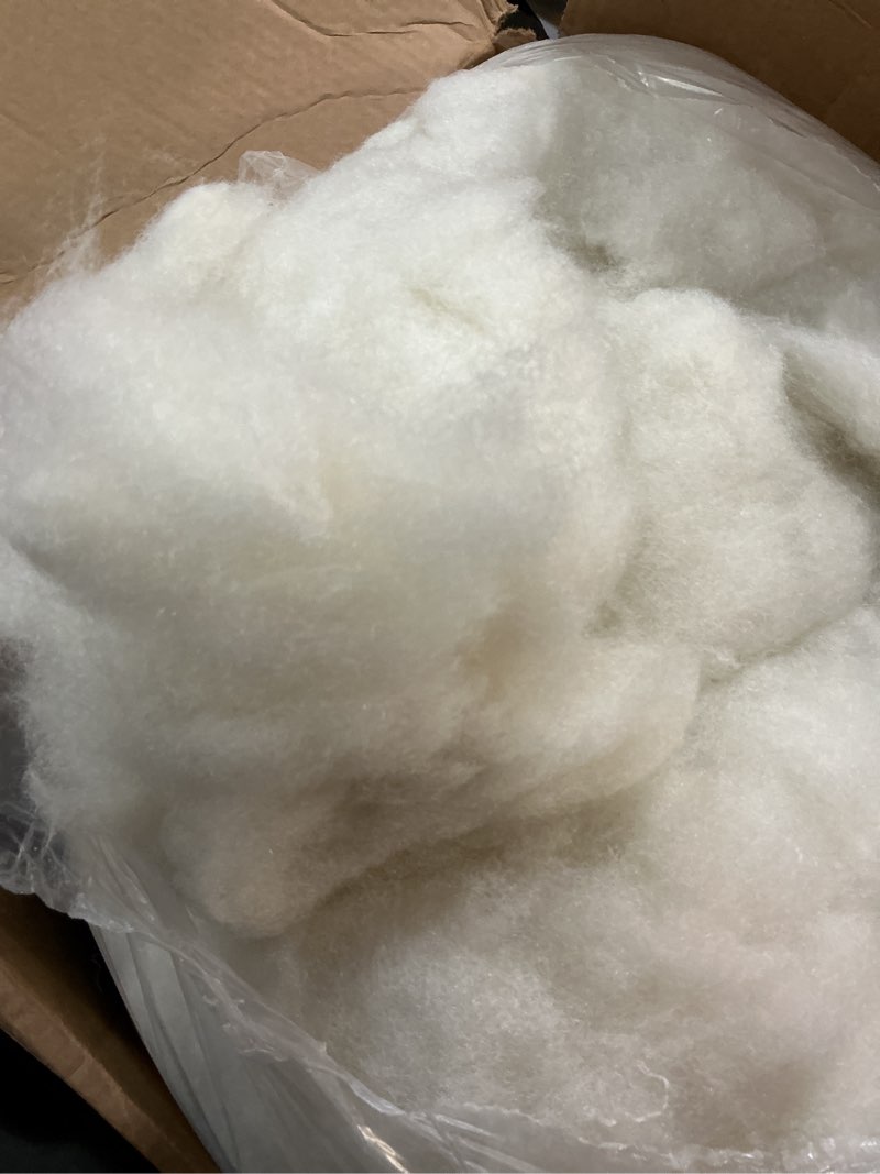 Condition photo showing Good Condition for LOKUNN 100g/3.5oz Polyester Fiber Fill, Stuffing Pillow Filling Stuffing Cushion Filling, Batting High Resilience Fill Fiber, Stuffing for Stuffed Animals/DIY Crafts