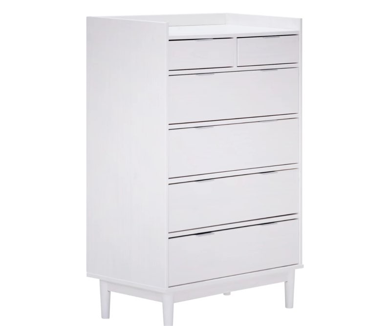 Gheorghe 6 Drawer 30" W Solid Wood Chest