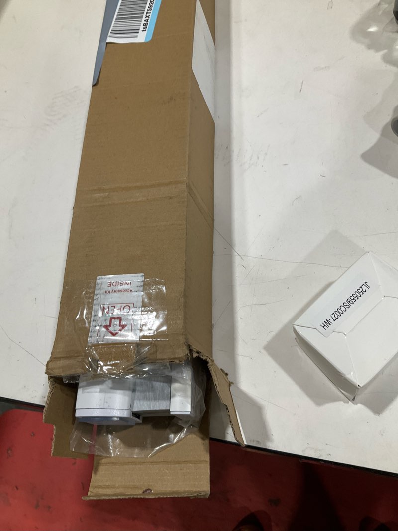 Condition photo showing Good Condition for joydeco no tools no drill window blinds for indoor windows, blackout shades cellular shades cordless, no drill blinds for windows, window shades for home, bedrooms, doors (white, 38" w x 64" h) white - no drill design 38"w x 64"h