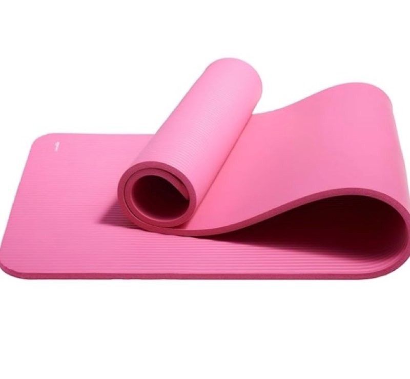 Amazon Basics Extra Thick Exercise Yoga Mat with Carrying Strap