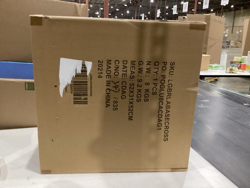 Condition photo showing New/Like New for Simple Deluxe 4pcs Cantilever Offset Patio Market Stand with U Locking Shape Weights Water, Umbrella Square Base