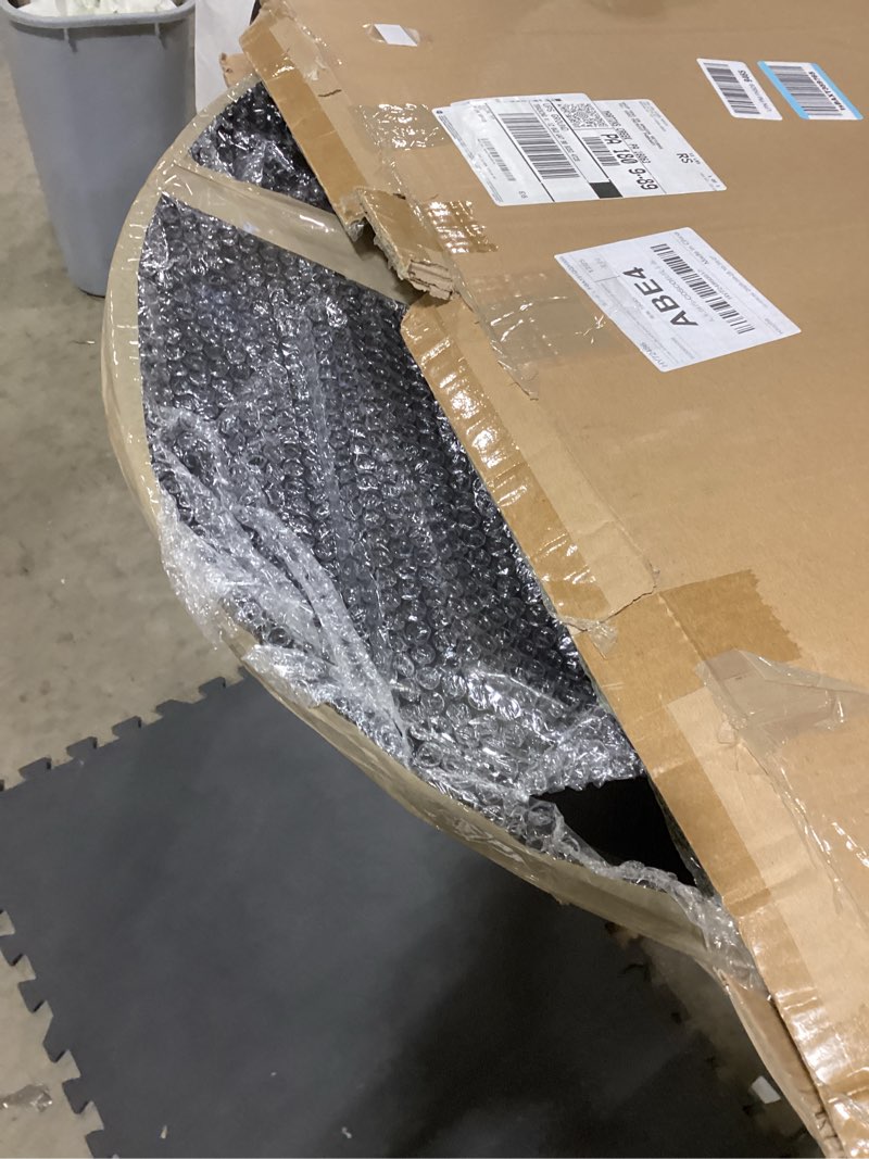 Condition photo showing New/Like New for 30 inch Round Solid Wood Serving Tray Extra Large Tea Coffee Snack Food Meals Serving Plate Non-Slip Kitchen Party Bar Server Ottoman Tray Breakfast Tray with Raised Edges Black Black 30"