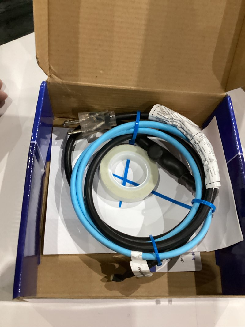 Condition photo showing Good Condition for HEATIT 5JHSF 3Ft Premium Self-Regulating Pre-Assembled Water Pipe Heat Cable for Ultimate Pipe Freeze Protection, Pipe Heat Trace Cable for Metal and Plastic Home Pipes, ETL Listed, 120V 5W/FT 3 ft