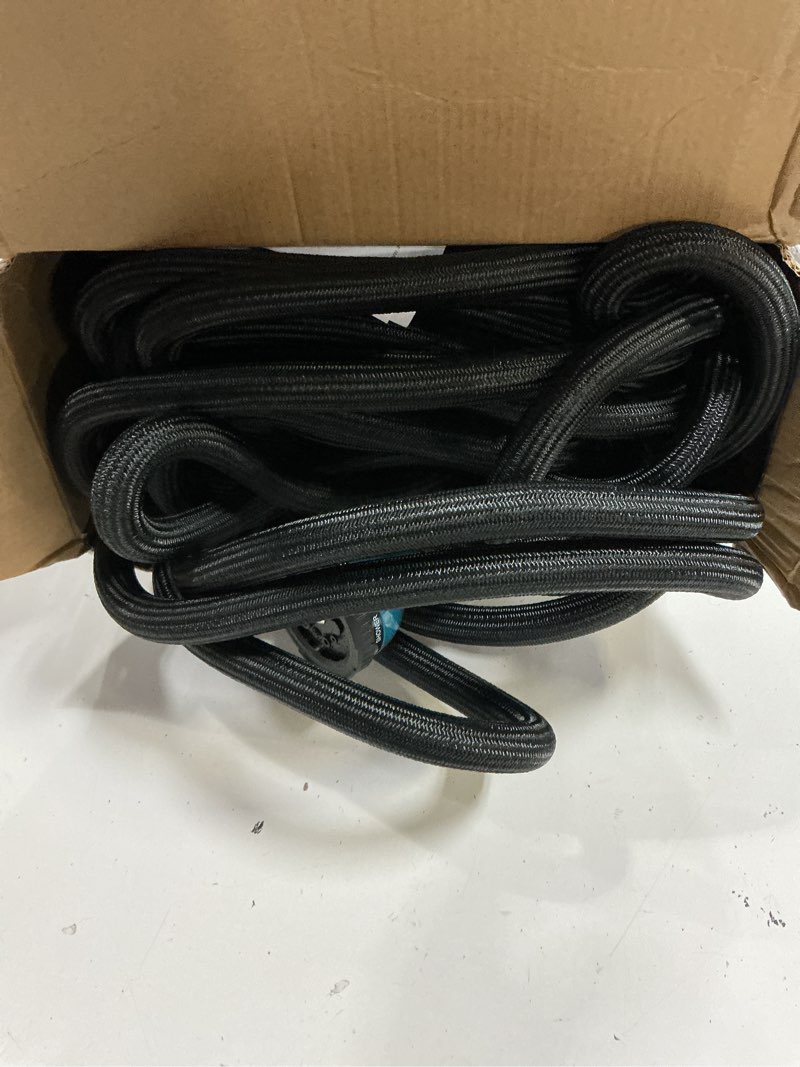 Condition photo showing Good Condition for garden hose 100ft non-expanding, lightweight hose with 10-function nozzle, leak-proof no-knot, easy to carry, wear-resistant, sturdy 3/4ght flexible water hose for outdoor (black with nozzle) black with blue nozzle 100ft