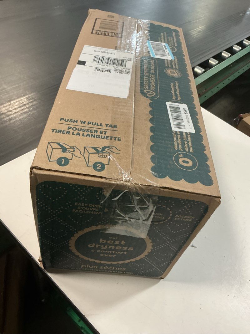 Condition photo showing New/Like New for pampers swaddlers diapers, size 6 (23-44 lbs), 108 count, absorbent, keeps baby dry and comfortable, skin safe disposable baby diaper (packaging may vary) size 6 108
