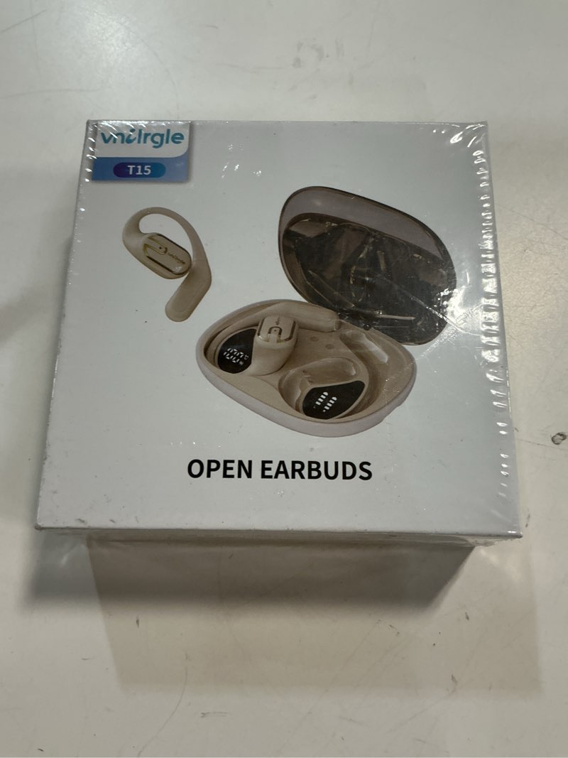 Condition photo showing New/Like New for Open Ear Headphones Earbuds wireless - 5.4 Bluetooth Ear Buds with LED Digita...