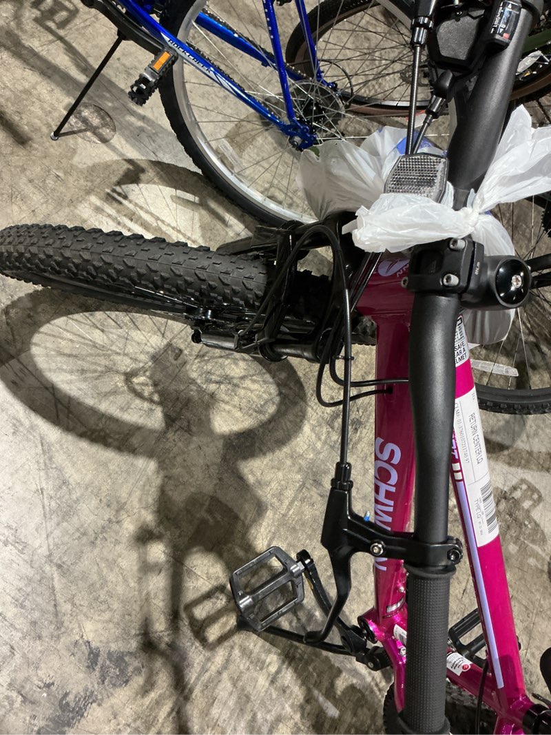 Condition photo showing As Is for schwinn axum sport youth unisex 24-in. mountain bike  pink