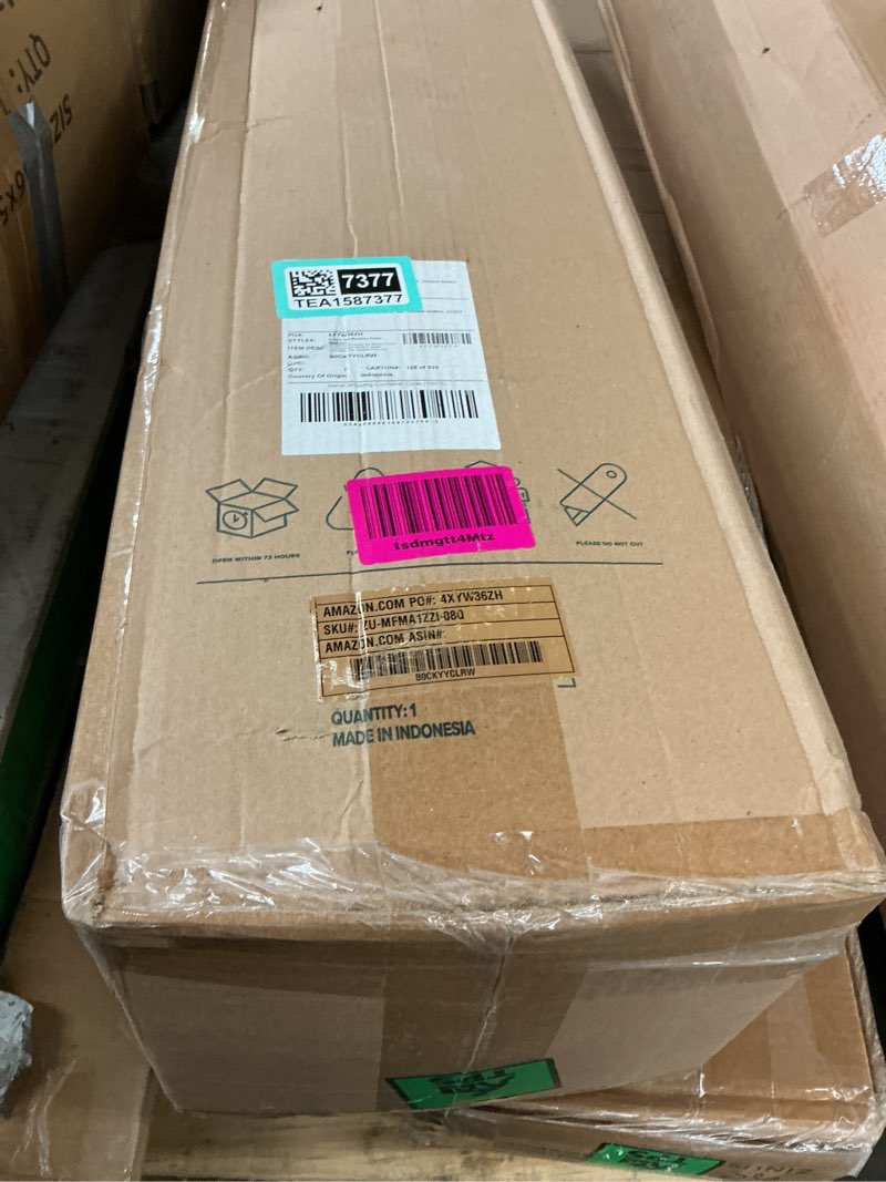 Condition photo showing New/Like New for Zinus 8 Inch Queen Green Tea Memory Foam Mattress [New Version], Fiberglass Free, Medium Firm Feel, Zoned Pressure Relief, Certified Safe Foams & Fabric, Mattress in A Box White Queen 8" New Small Box