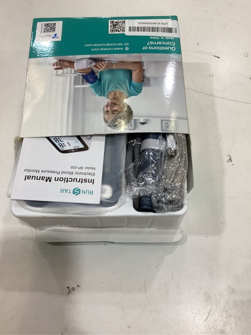 Condition photo showing Good Condition for RunStar Upper Arm Blood Pressure Monitor with Wide Range Cuff (8.6'' -16.5'') for Home Use FSA&HSA Eligible, Automatic Digital BP Machine with Storage Bag, 2x99 Reading Memory
