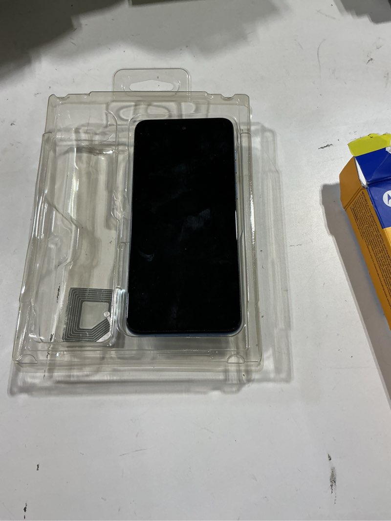 Condition photo showing Good Condition for walmart family mobile moto g play 2024, 64gb, 4g, blue - prepaid smartphone [locked to walmart family mobile]