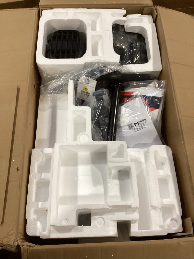 Condition photo showing As Is for rascal venture 4-wheel mobility scooter, long-range battery-powered electric travel, easy compact transport, battery included, for indoor/outdoor use