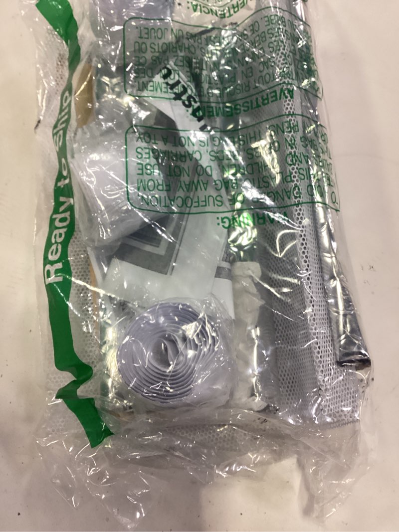 Condition photo showing As Is for sound deadening kit for vent, vibration damping and noise reduction, soundproofing mats & mesh vent covers for air vents, hvac vents & ducts, white