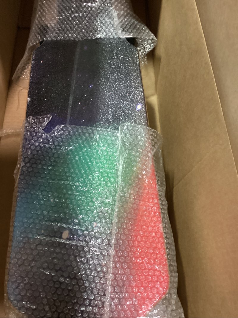 Condition photo showing New/Like New for 31" Longboard 7 Layers Skateboard Pro Complete Cruiser for Cruising, Carving, Free-Style and Downhill with T-Tool starry sky