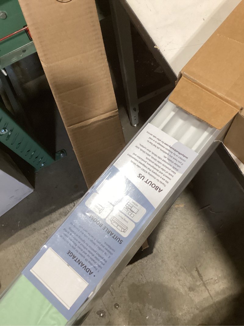 Condition photo showing New/Like New for aosky blackout roller shades cordless blinds for windows, free-stop shades with valance, thermal insulated fabric, uv protection, blinds for home and office (41" w x 72" h, linen white) linen white 41"w x 72"h