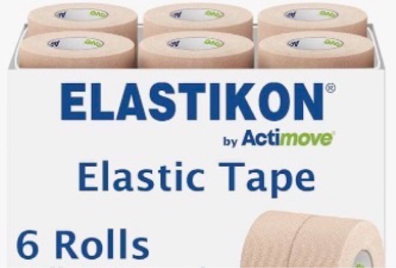 Johnson & Johnson Elastikon Elastic Tape, 2" x 2.5 Yards, (2" x 5 Yards Stretched), Reliable Compres
