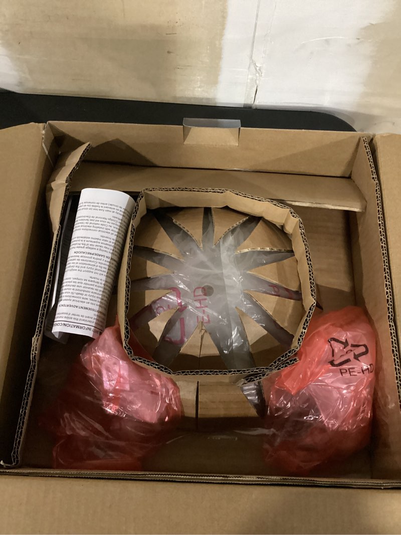 Condition photo showing As Is for  project source 13-in white indoor 2 -light flush mount light with alabaster glass 2 -pack