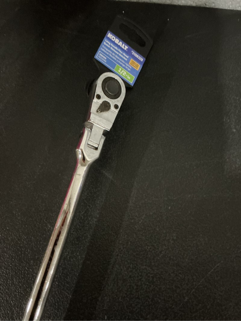 Condition photo showing Good Condition for kobalt 72-tooth 1/2-in drive comfort grip handle flexible head ratchet