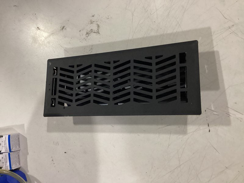 Condition photo showing Good Condition for allen + in maximum airflow steel matte black floor register