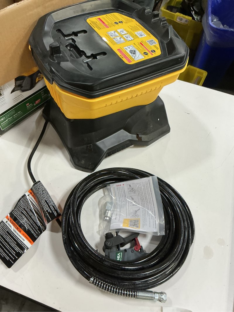 Condition photo showing As Is for control pro 130 hea stand paint sprayer