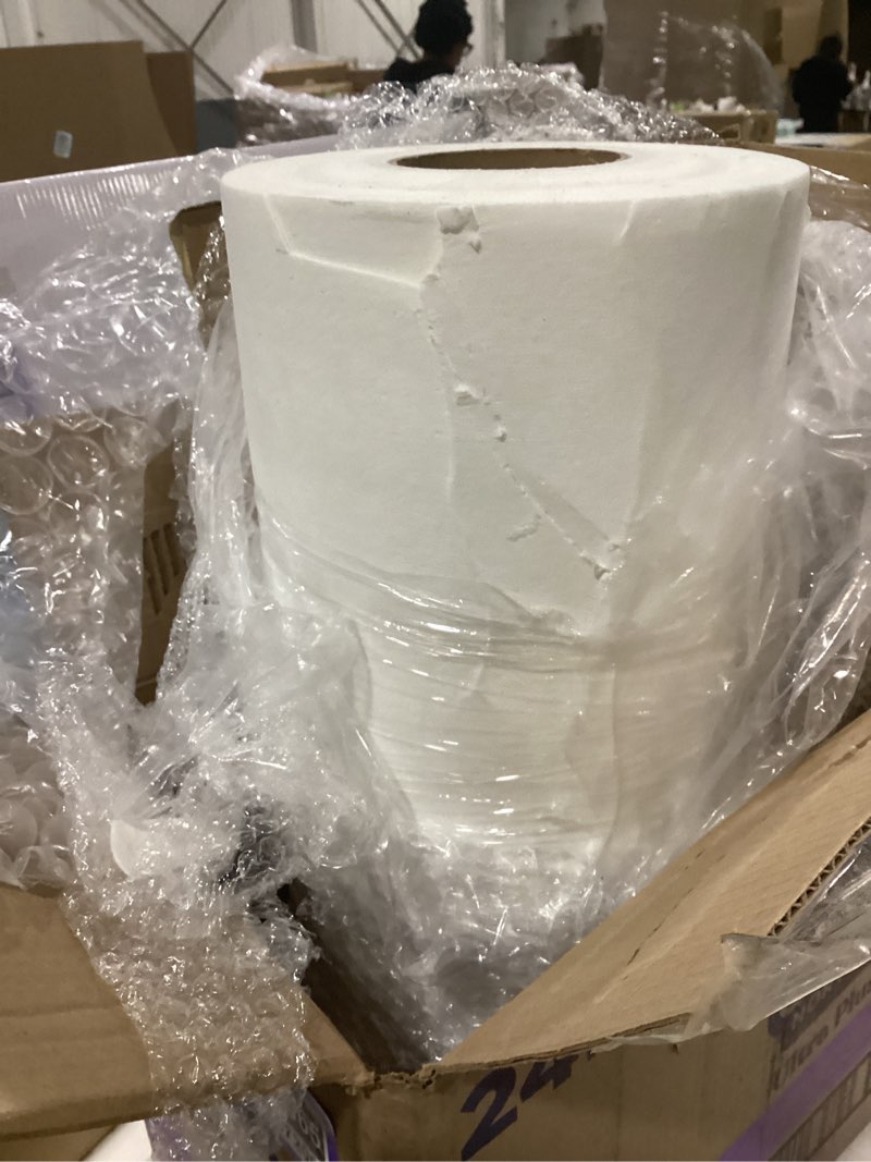 Condition photo showing As Is for hbi cut away embroidery stabilizer roll 12" x 50 yards – cut away stabilizer for machine embroidery, embroidery stabilizer, stabilizer for embroidery machines, 2.5 oz embroidery backing 12” x 50 yds